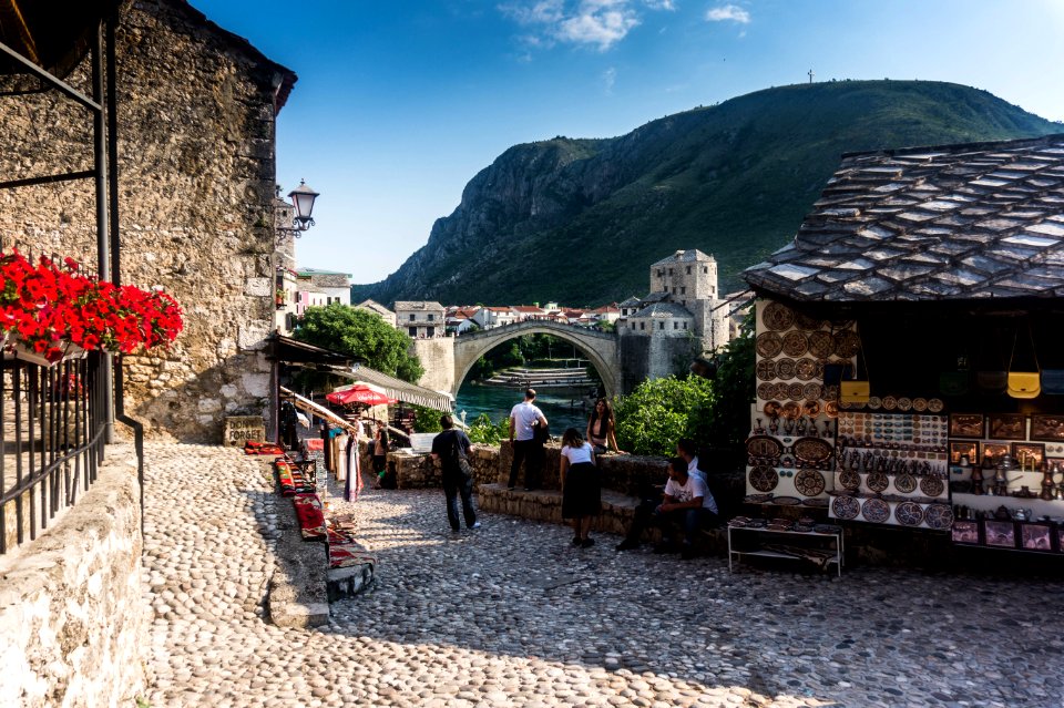 Photography Of Village Near Mountain