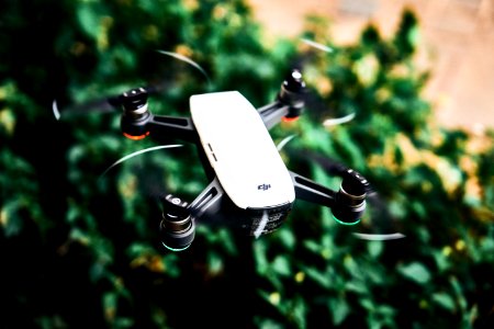 White And Black Dji Quadcopter