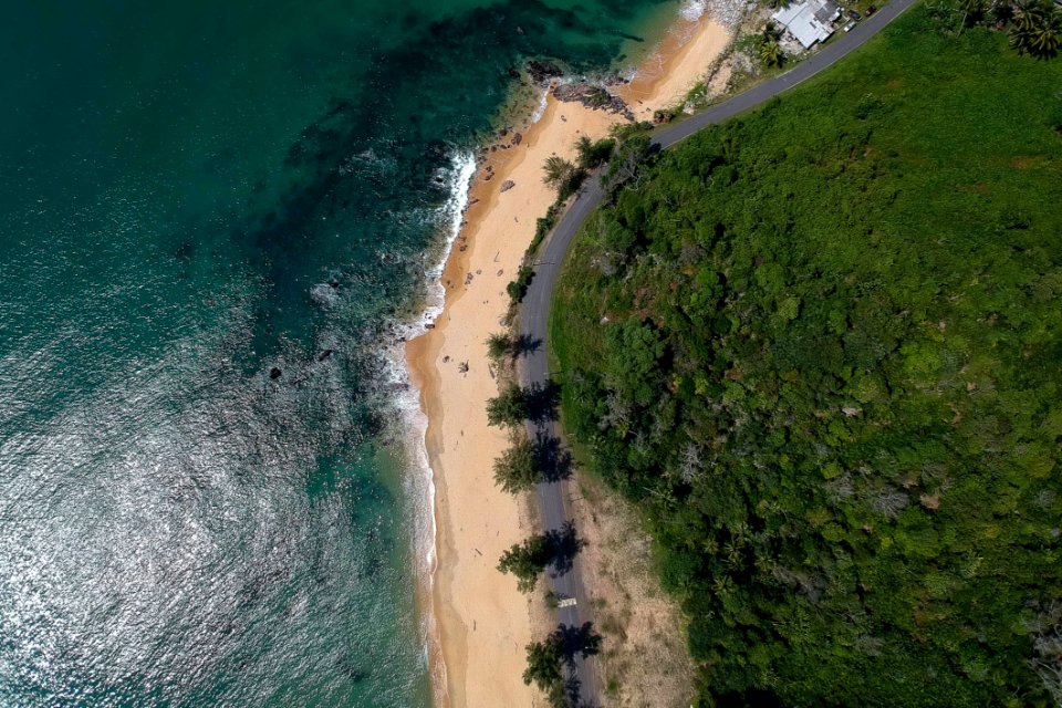 Birds-eye View Photo Of Island photo