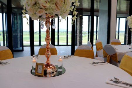 Function Hall Table Restaurant Centrepiece