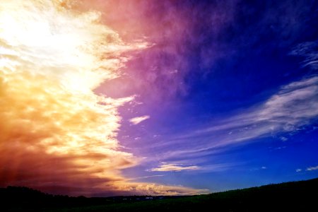 Sky Afterglow Nature Atmosphere photo