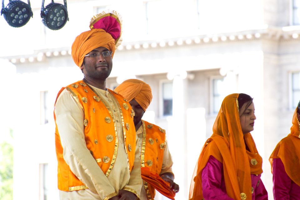 Man In Orange Turban
