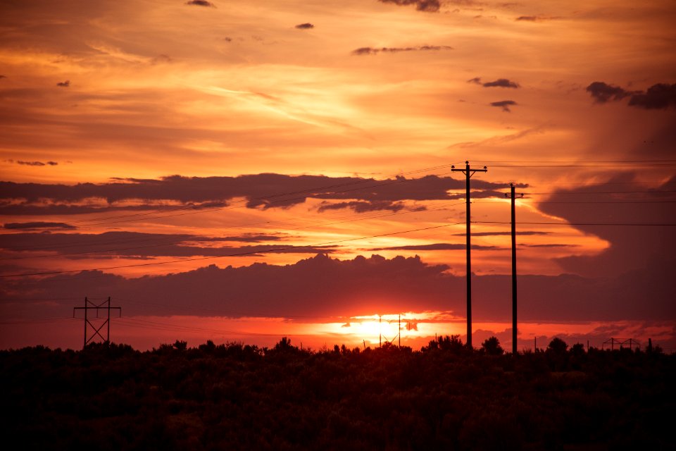 Orange Sunset photo