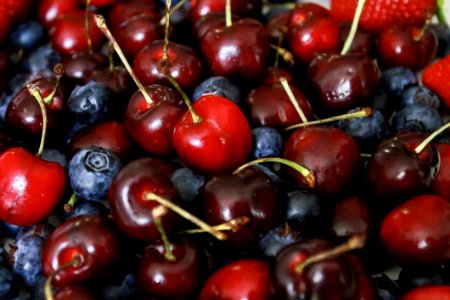 Berries Blackberries Cherries photo