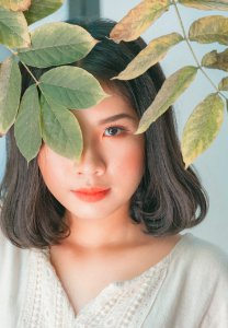 Closeup Photo Of Woman Wearing White Sweater