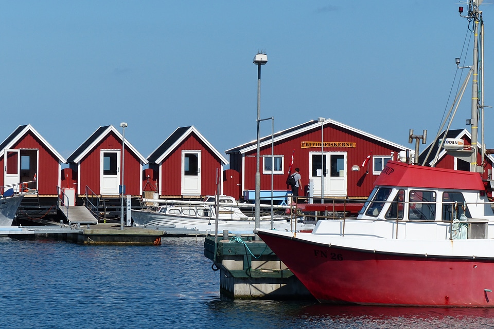 Fishing boat sea kattegat