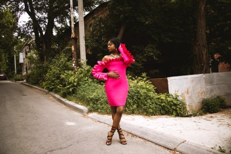Women Posing On The Streets