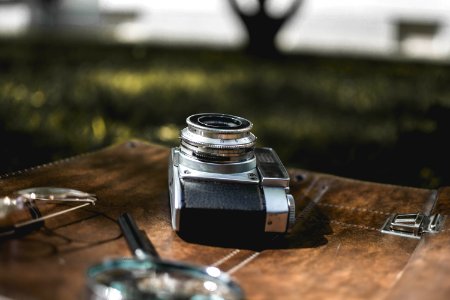 Silver And Black Point-and-shoot Camera