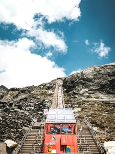 In Distance Mountain Stairs photo