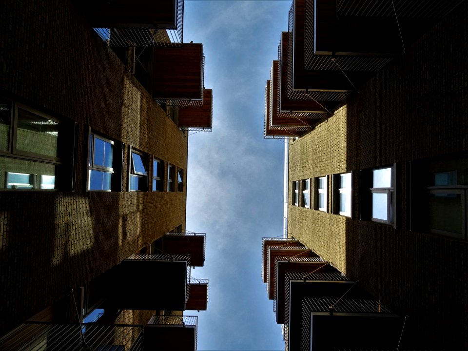 Architecture Balconies Buildings