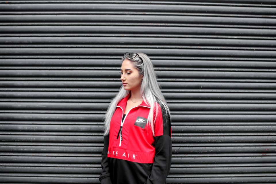 Woman In Black And Red Jacket