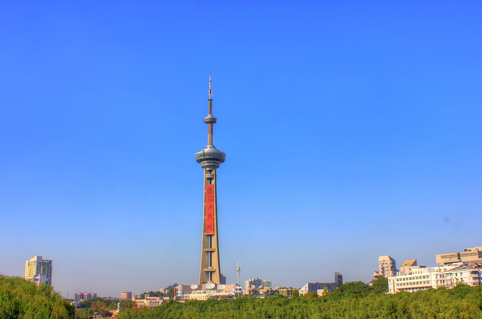 Tv tower architecture skyline