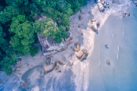 Aerial-view Of Beach Shore photo