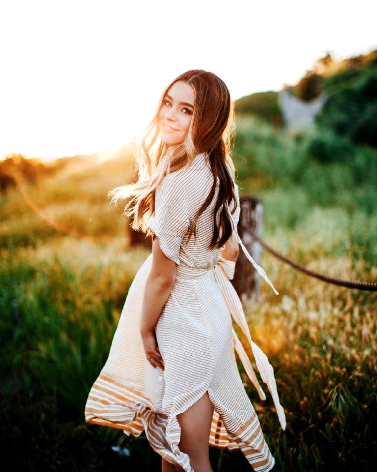 Woman In Dress