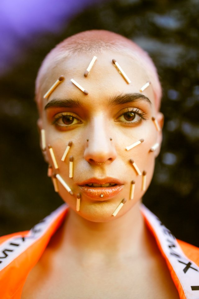 Focused Photo Of Womans Face