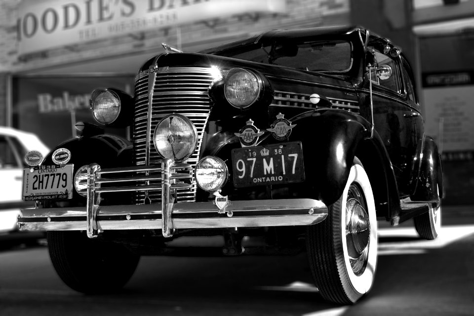 Car Motor Vehicle Black And White Vehicle