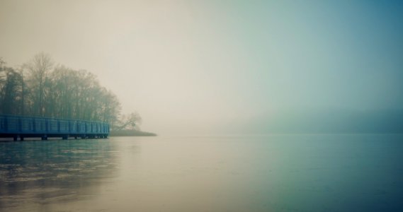 Water Fog Waterway Calm