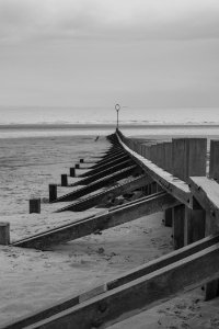 Black And White Sea Monochrome Photography Sky