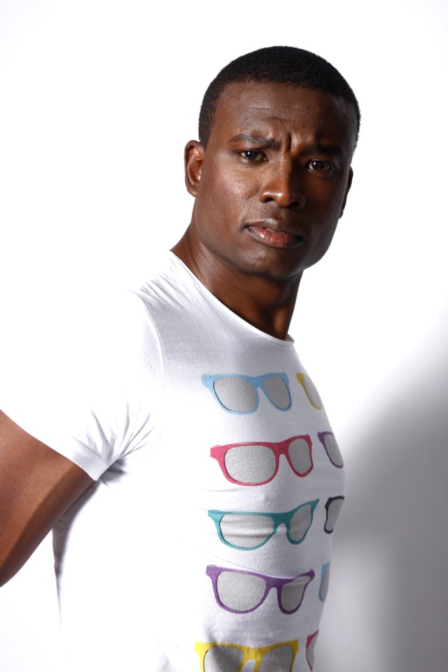 Man In White Crew-neck Shirt