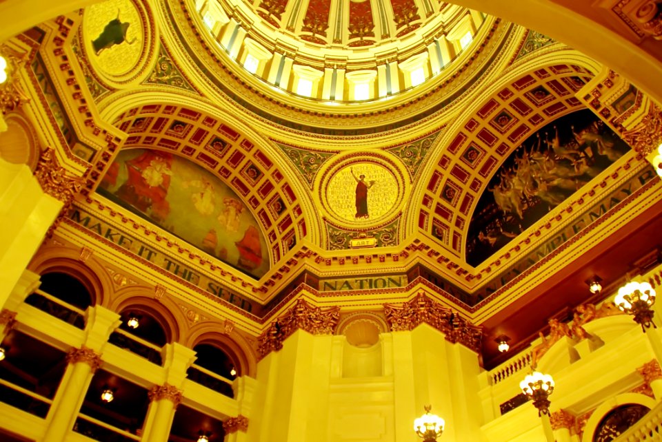 Yellow Landmark Dome Arch photo