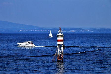 Sea Waterway Lighthouse Ocean photo