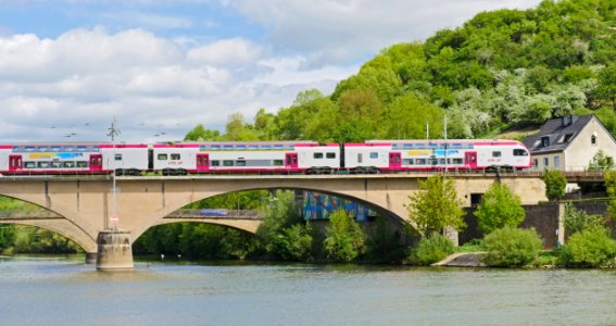 Waterway Bridge Transport River photo