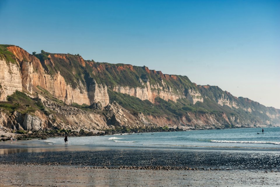 Coast Sky Sea Cliff