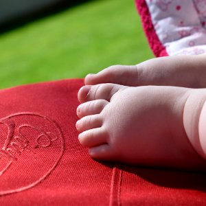 Red Pink Foot Hand