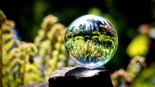 Water Sphere Reflection World photo