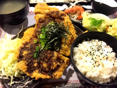Dish Tonkatsu Food Meal photo