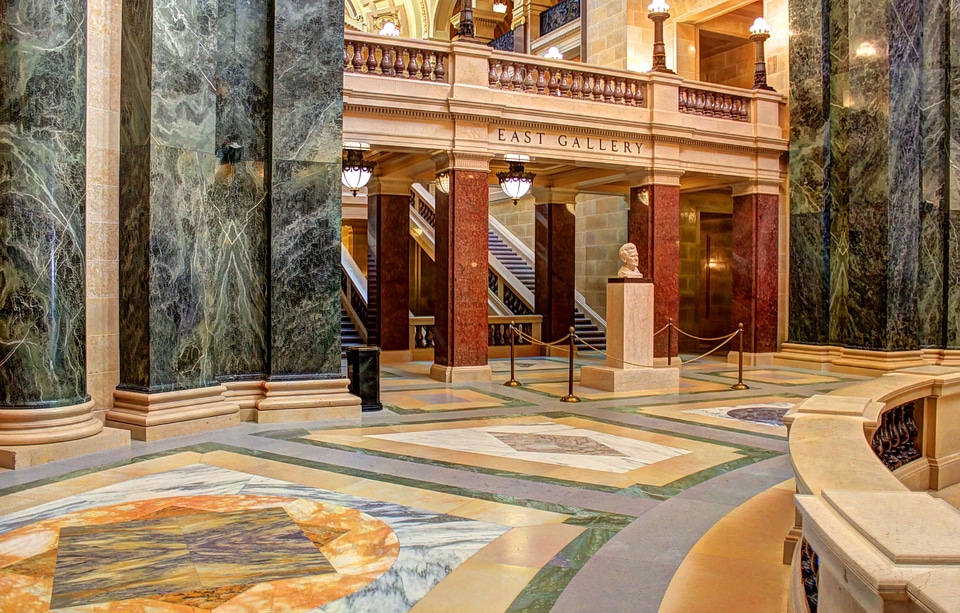 Marble room interior design
