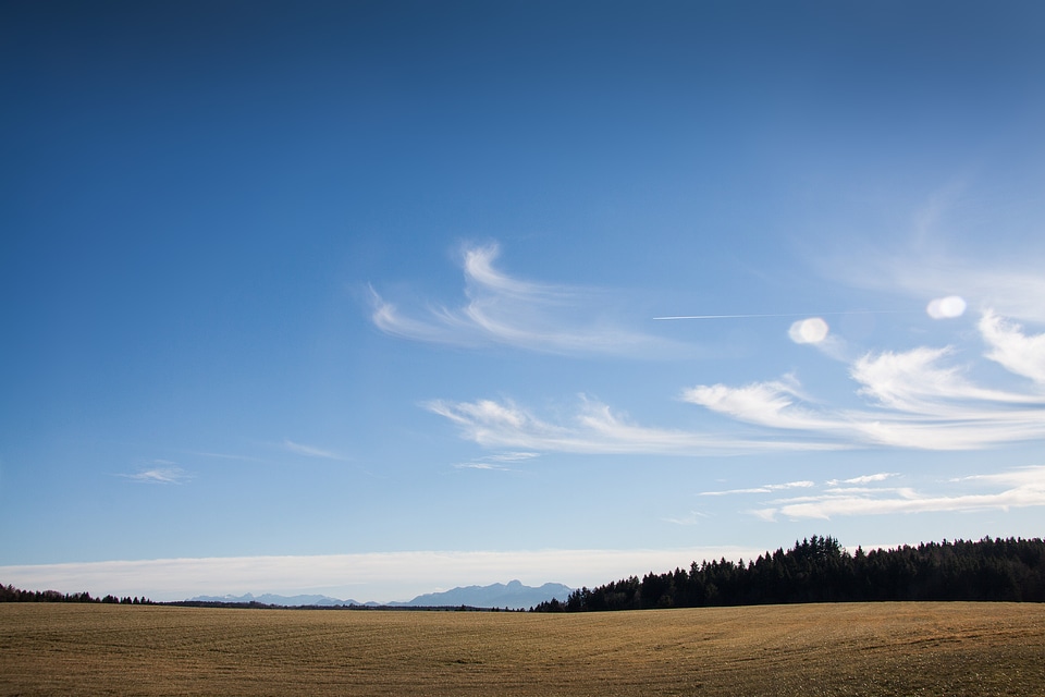 Alpine upper bavaria spring