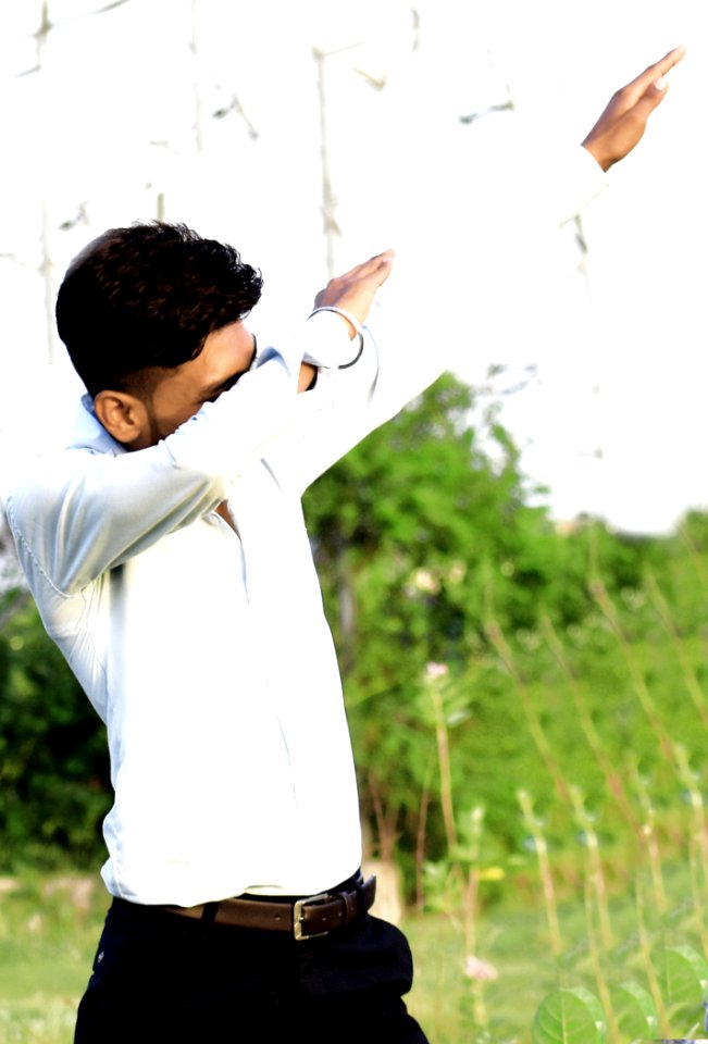 Man In White Long-sleeved Button-up Dress Shirt