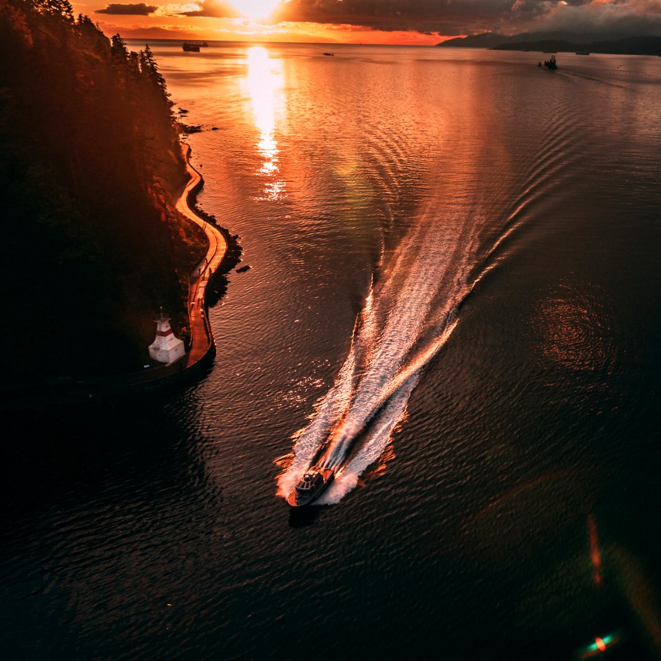 White Cruise Ship In Body Of Water