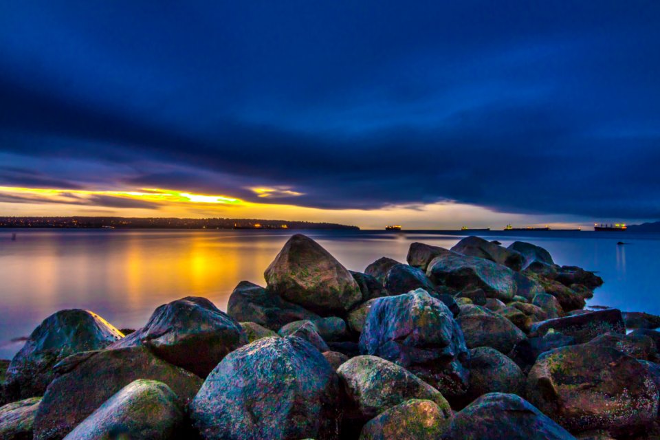 Body Of Water Under Cloudy Sky photo