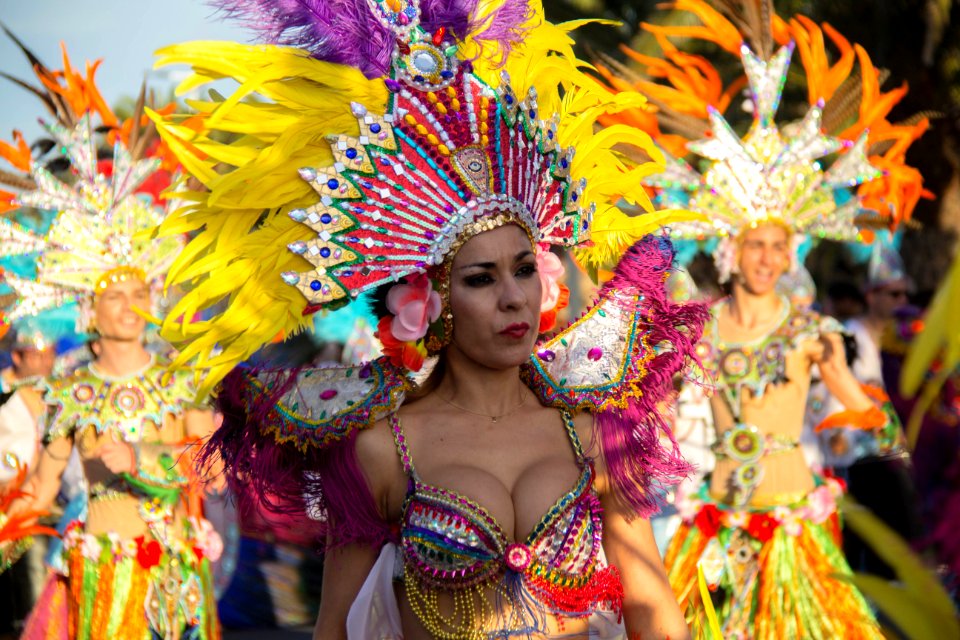 Selective Focus Photography Of Woman Wearing Costume photo