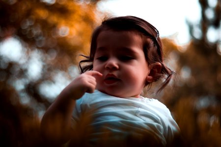 Selective Focus Photography Of A Toddler photo
