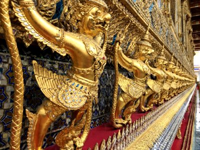Gold Carving Temple Ancient History