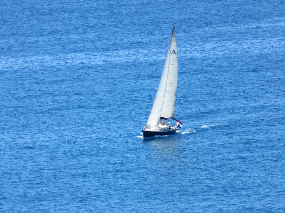 Sailboat Sail Water Transportation Waterway