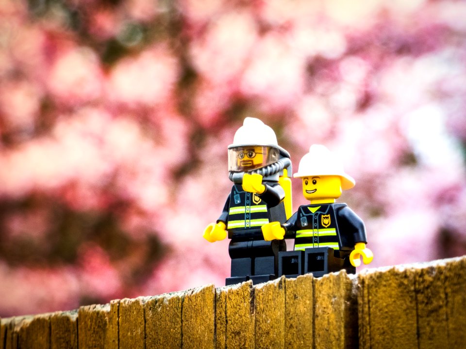 Yellow Toy Lego Grass