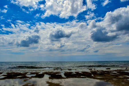 Sky Sea Cloud Horizon photo