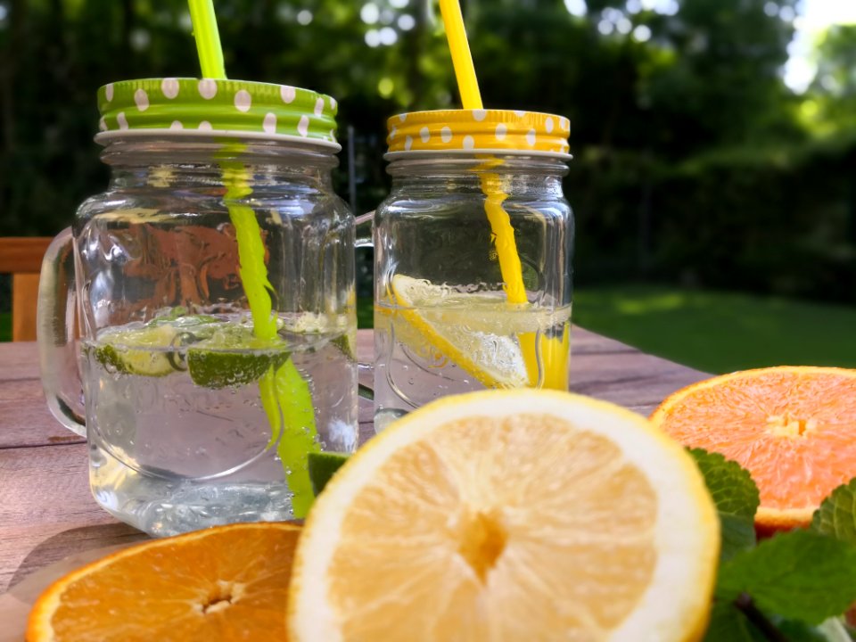 Mason Jar Drink Lemonade Drinkware