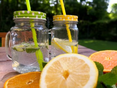 Mason Jar Drink Lemonade Drinkware photo
