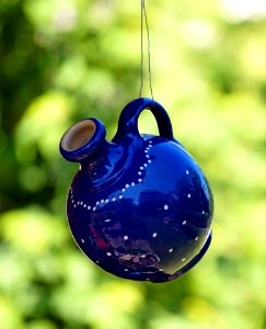 Blue Cobalt Blue Water Christmas Ornament