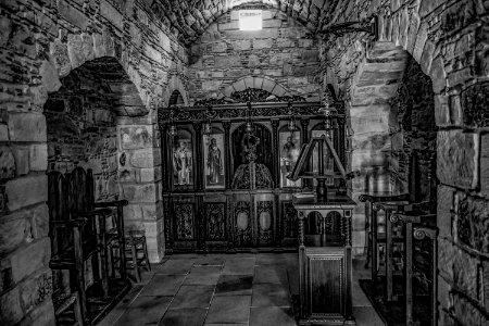 Black And White Monochrome Photography Medieval Architecture Arch