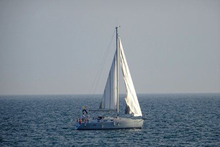 Sail Sailboat Water Transportation Sailing