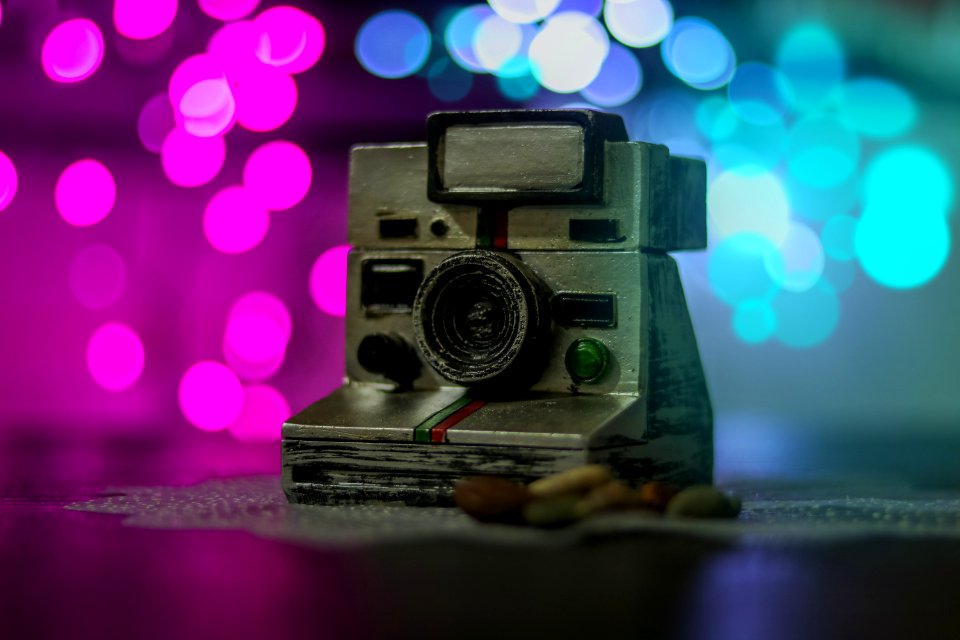Vintage Gray Camera
