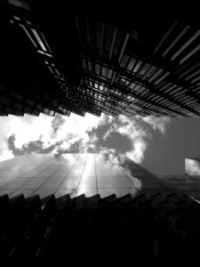 Grayscale Photo Of High-rise Building