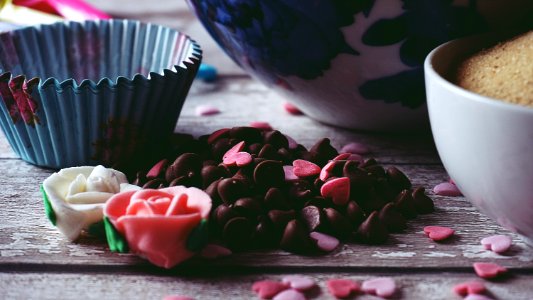 Multicolored Chocolate Chips photo