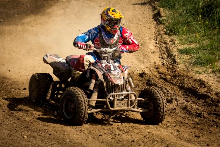 Person Riding Atv Quadbike